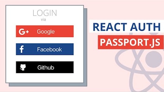 Free Course: React Social Login with Passport.js, React oAuth w/ Google,  Facebook, Github from Lama Dev