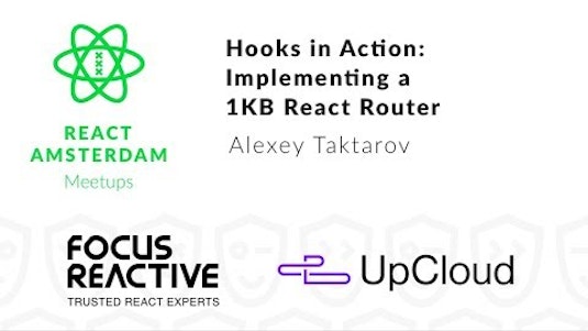 Conference Talks Talk: Hooks in action: implementing a 1KB React router – Alexey Taktarov from React Conferences by GitNation | Class Central Conference Talks Talk: Hooks in action: implementing a 1KB React router – Alexey Taktarov from React Conferences by GitNation | Class Central