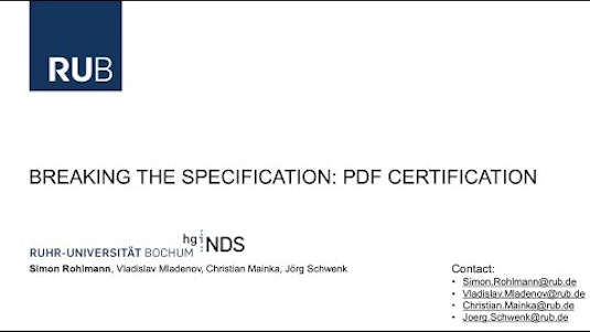 Free Course: Breaking the Specification: Certified PDF from IEEE