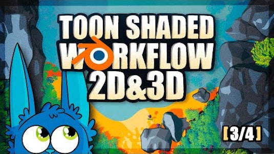 Free Online Course: Blender Toon/Cel Shader Tutorial 2D Grease Pencil + 3D  Modelling [3/4] from YouTube | Class Central