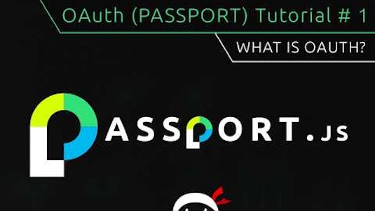 Free Course: OAuth Login (Passport.js) Tutorial from